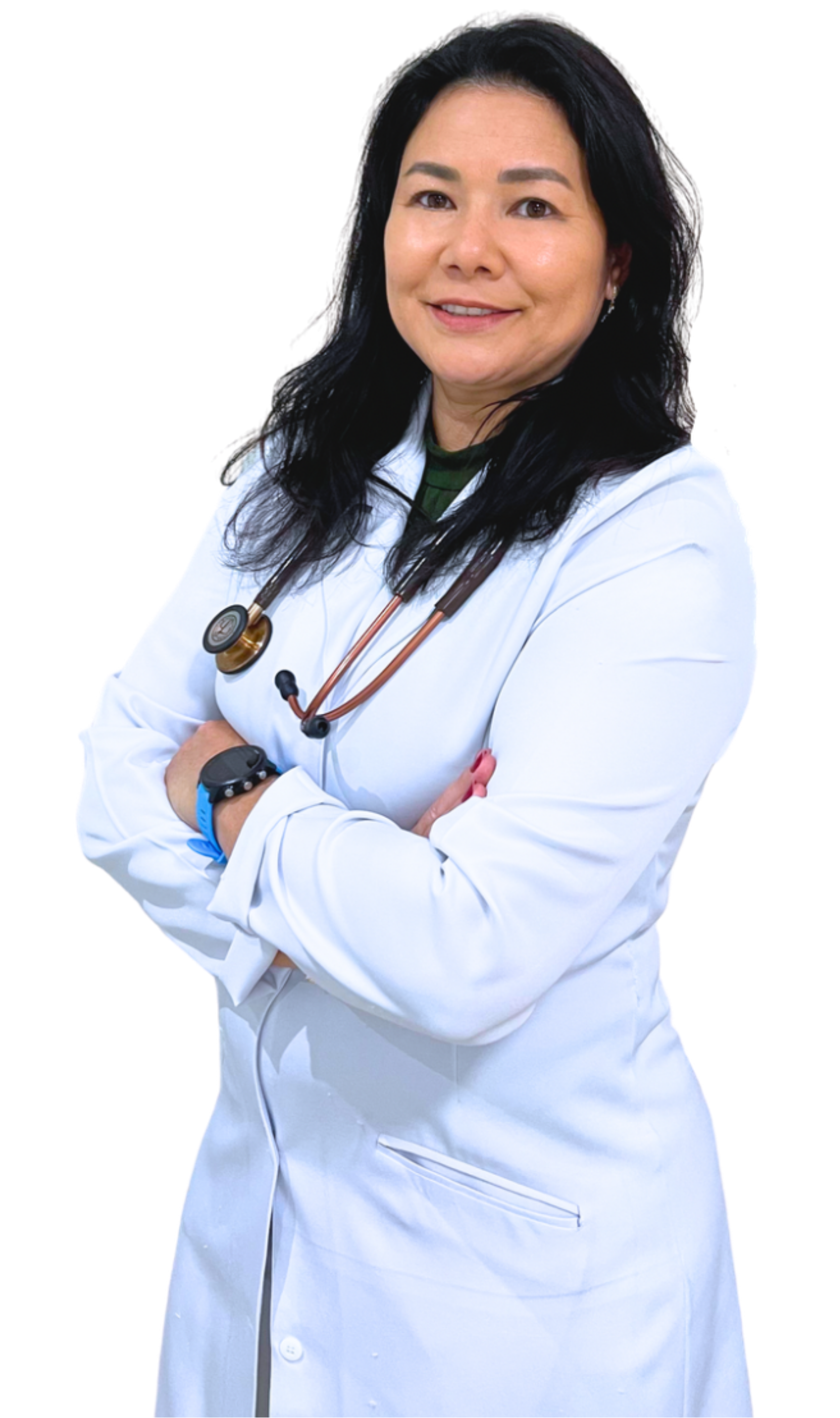 Dra. Cláudia em consultório